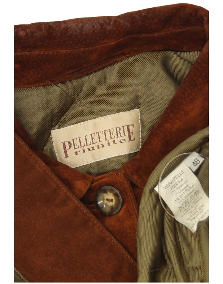 Pelletteria Veste en Daim Femme IT 48 XL Cuir Marron