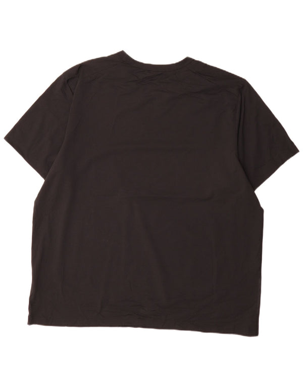 Nike Hommes Dri Fit T-Shirt Haut 2XL Noir Polyester