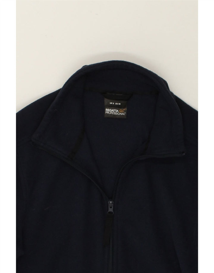 REGATTA Mens Fleece Jacket UK 36 Small Navy Blue Polyester | Vintage Regatta | Thrift | Second-Hand Regatta | Used Clothing | Messina Hembry 