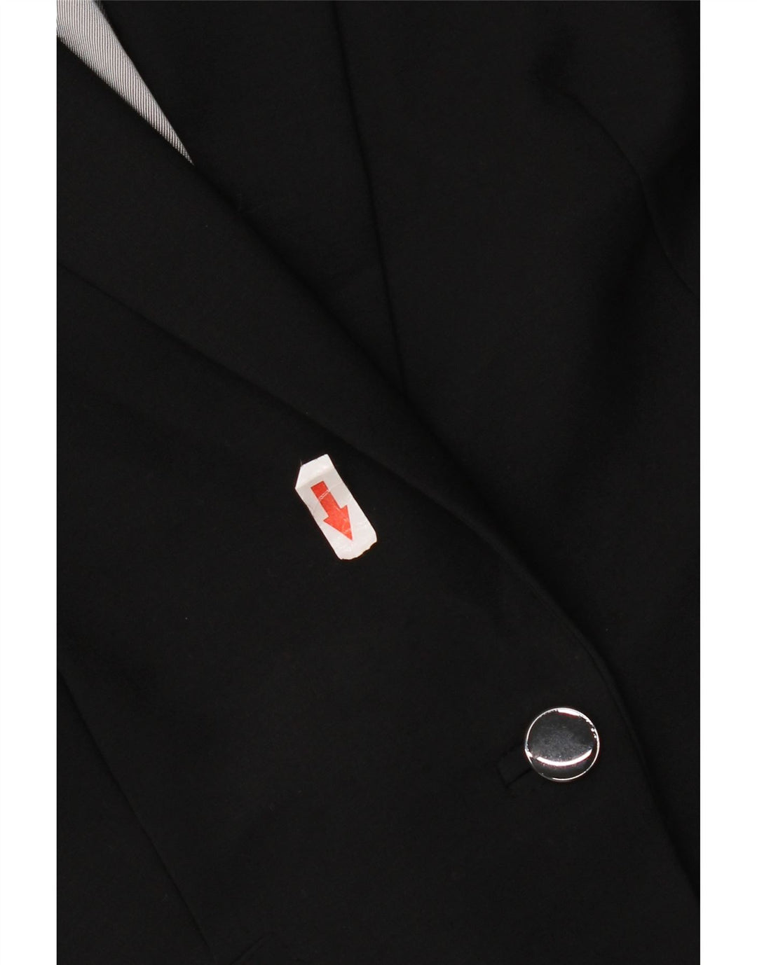 Marks & Spencer Veste blazer à 1 bouton pour femme UK 16 Grande laine vierge noire