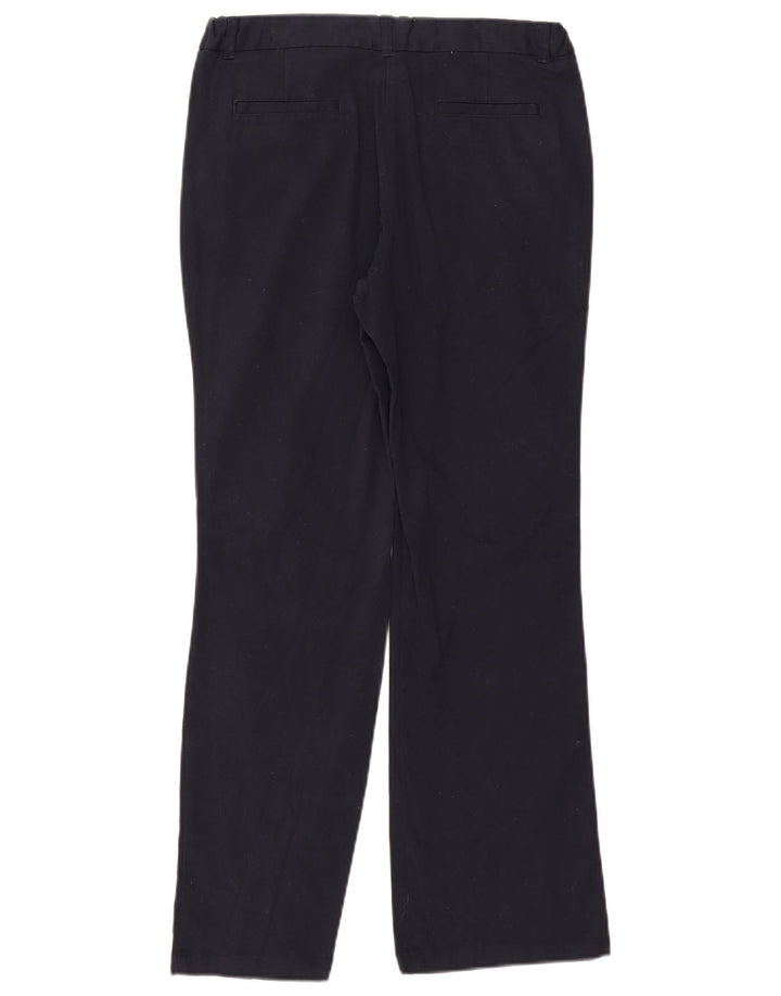 IZOD Pantalon Chino Droit Garçon 15-16 ans W30 L29 Bleu Marine Coton
