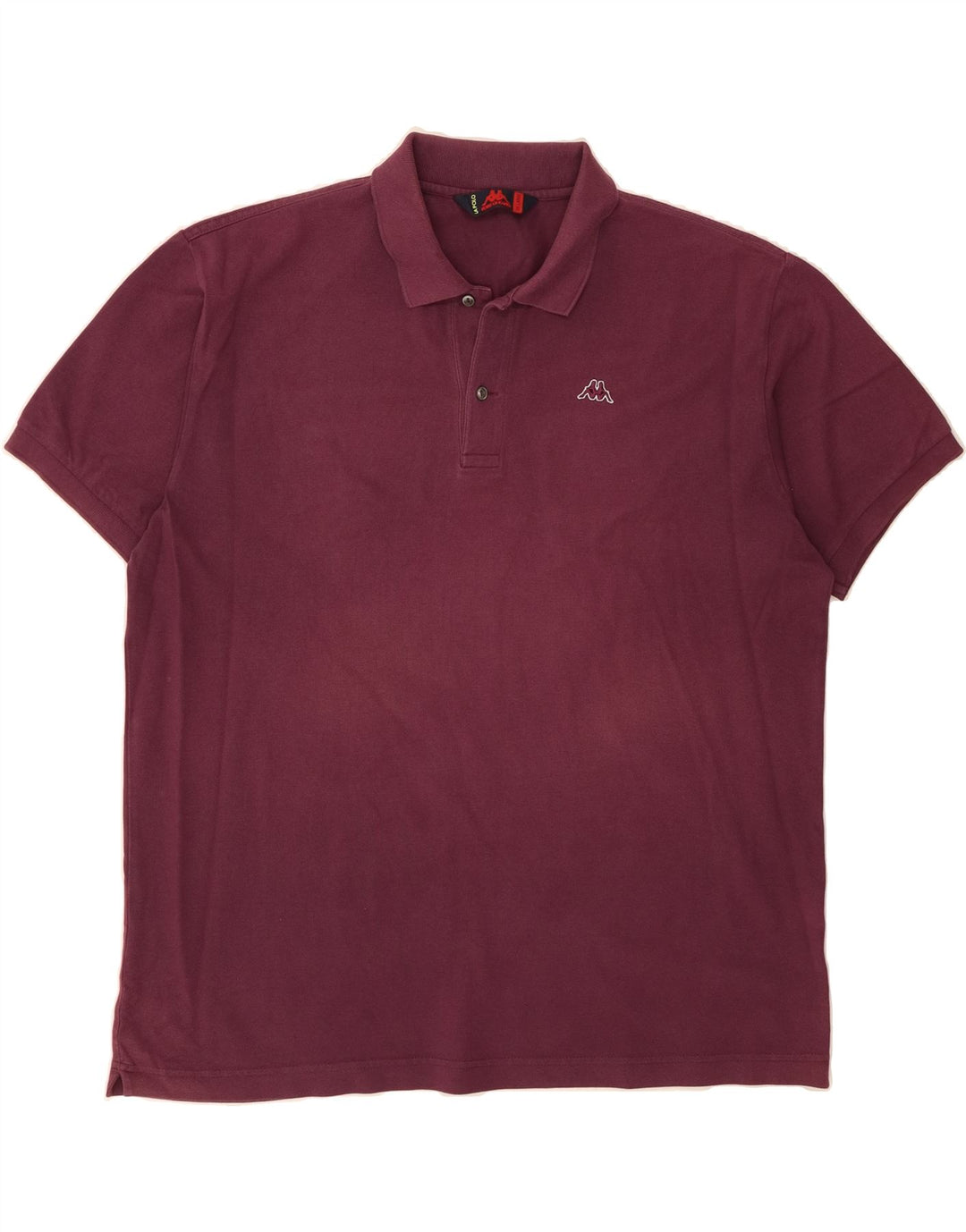 KAPPA Mens Polo Shirt 2XL Burgundy Vintage Kappa and Second-Hand Kappa from Messina Hembry 