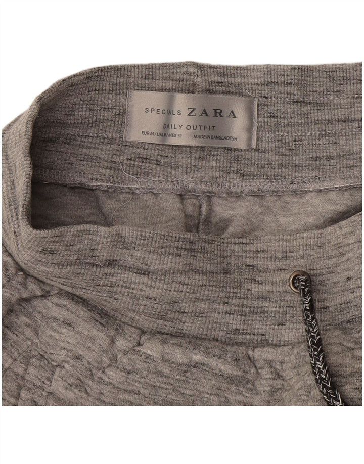 Pantalon De Survêtement Zara Homme Pantalon De Jogging Gris Moyen Moucheté