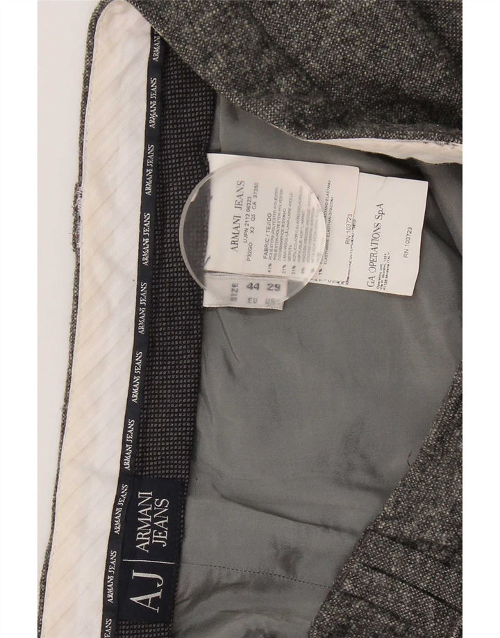 Pantalon Chino Slim Femme Armani W29 L29 Gris Polyester