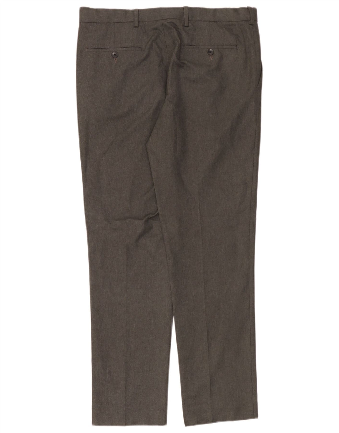 Marks & Spencer Pantalon Chino Slim Fit Homme W34 L31 Gris Polyester