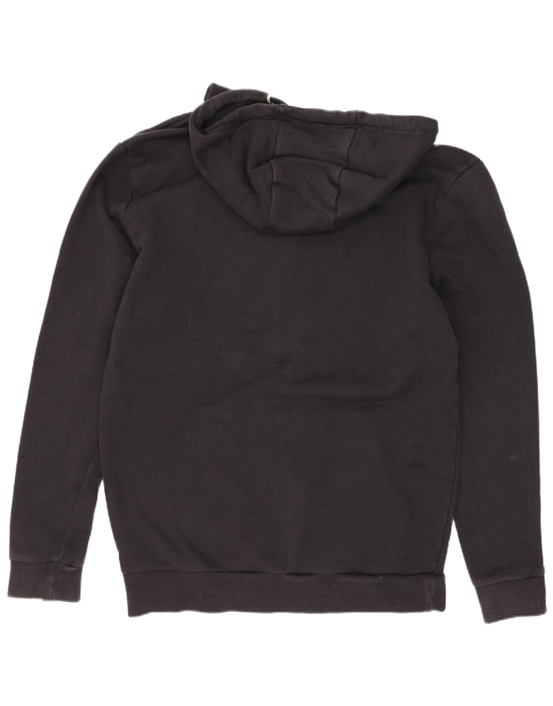 Ellesse Pull à capuche graphique en coton noir moyen pour homme