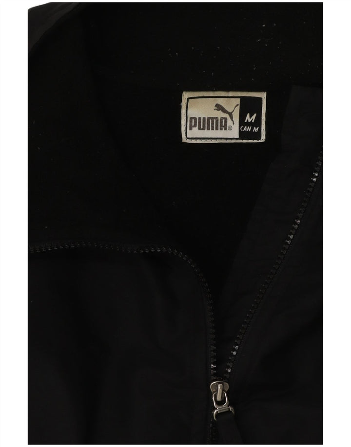 Puma Veste Bomber Coupe Ample Homme UK 38 Noir Moyen