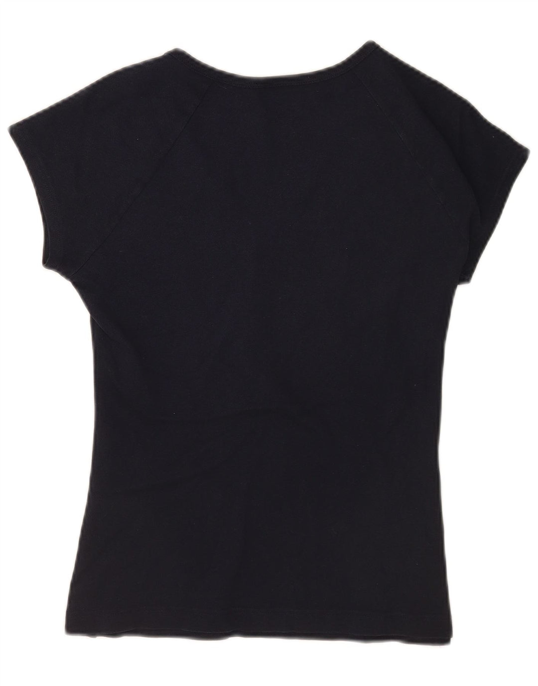 Lacoste T-Shirt Femme Top Taille 42 Grand Bleu Marine Coton