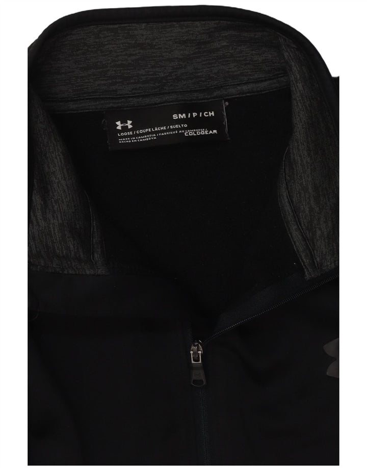 UNDER ARMOUR Cold Gear Sweat-shirt à col zippé pour homme Noir Taille S