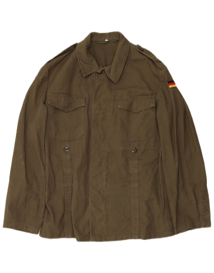 VINTAGE Veste militaire homme UK 36 Petit Vert