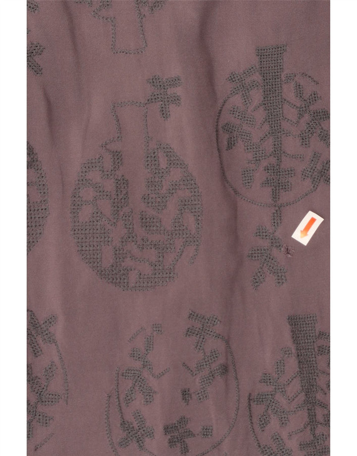 Robe fourreau White Stuff pour femme UK 10 Small Gris Floral Viscose