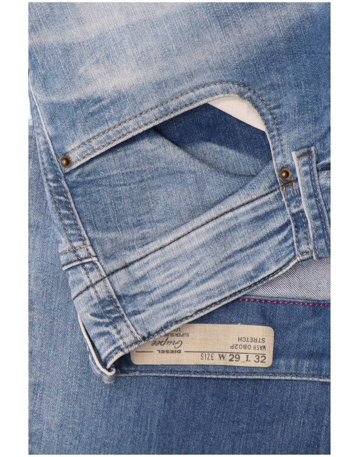 Jean Diesel Grupee Super Slim Femme W29 L32 Bleu Coton