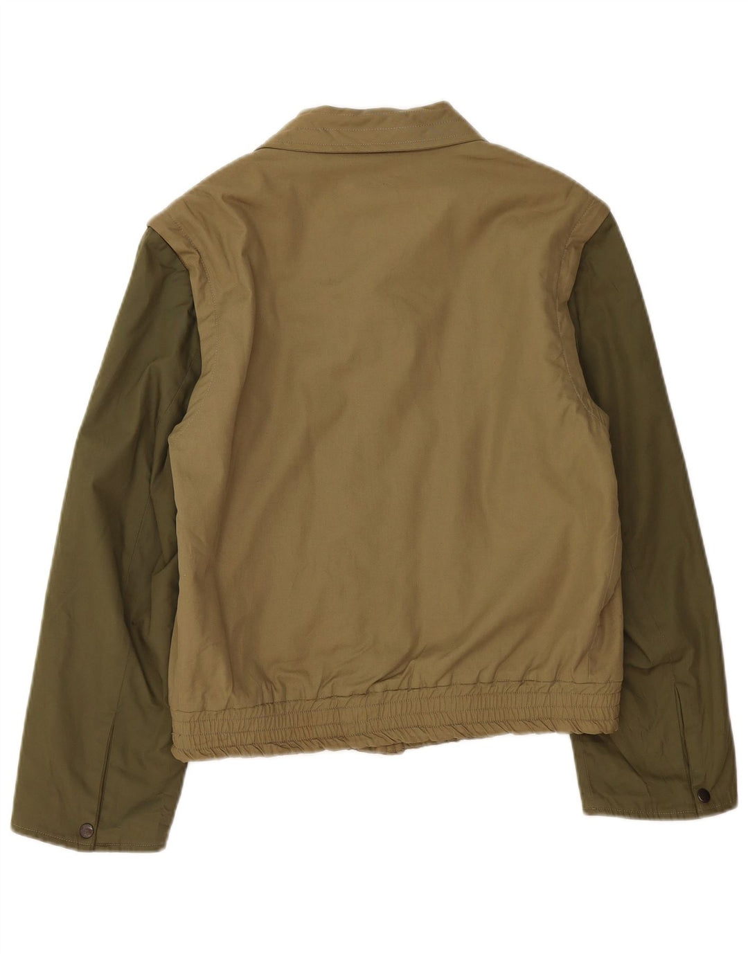 NINO DANIELI Veste Bomber Femme UK 16 Large Kaki Colourblock