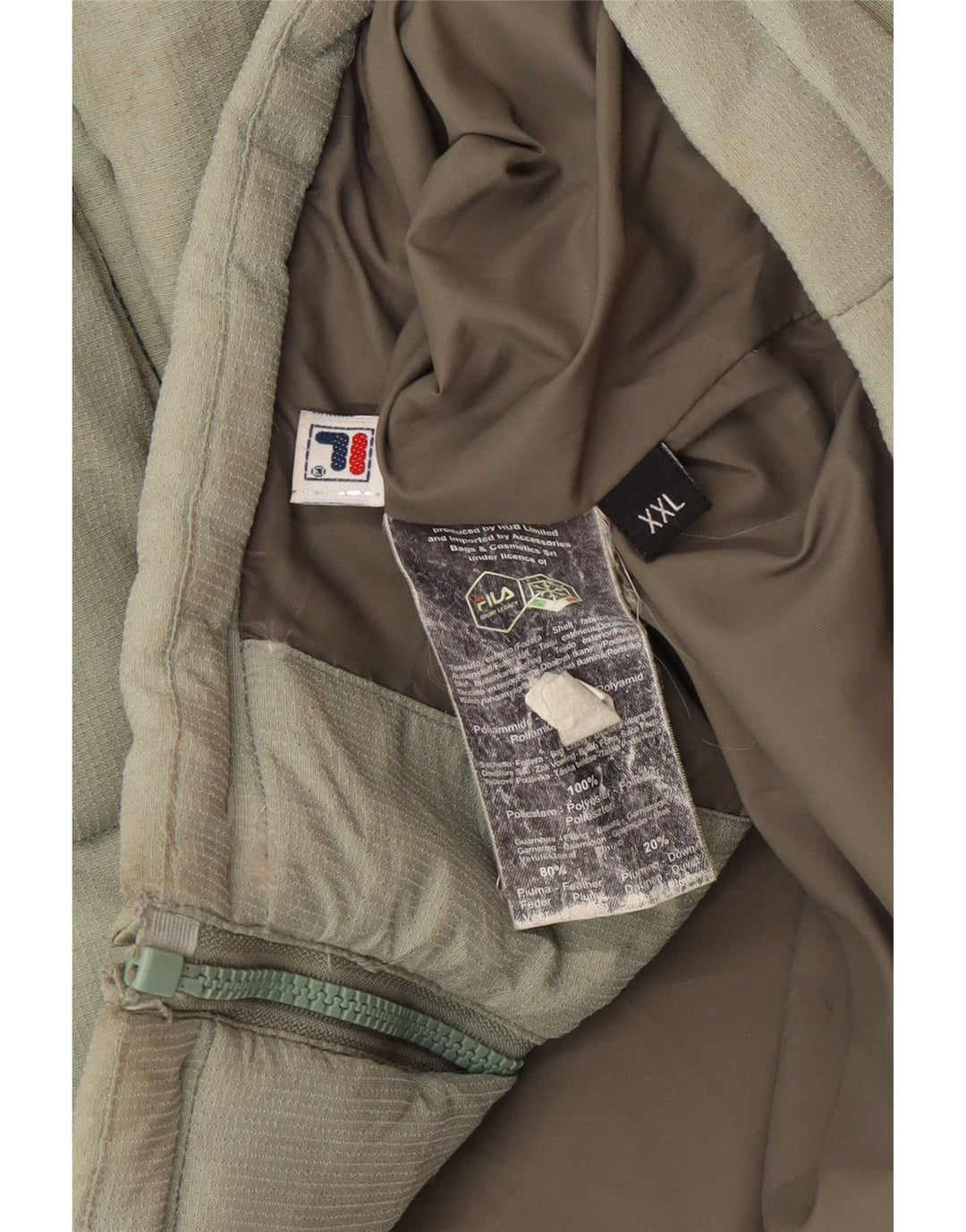 The North Face Veste matelassée pour homme UK 44 2XL Vert Polyamide