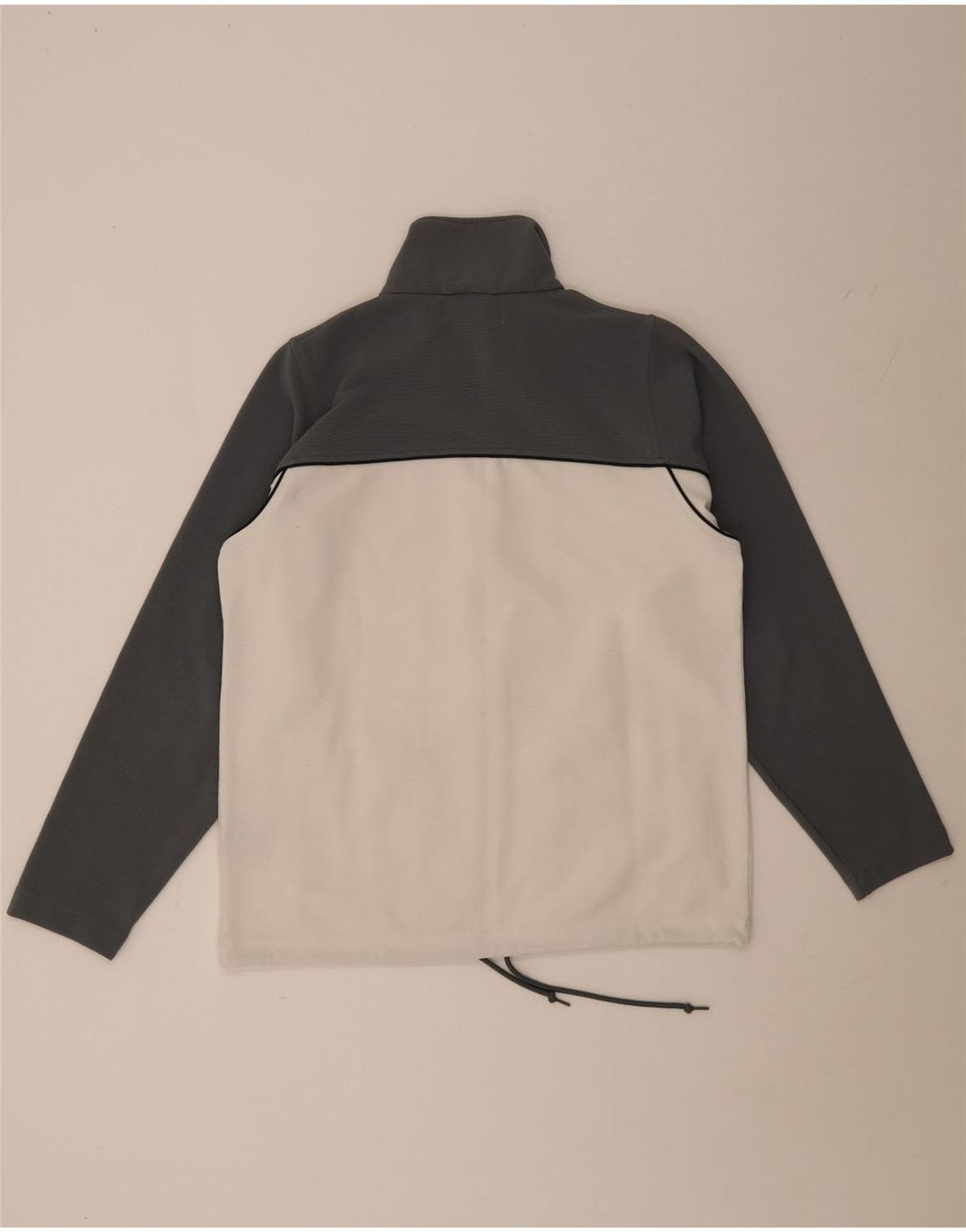 Kappa Veste de Survêtement Homme Gris Moyen Polyester Colorblock