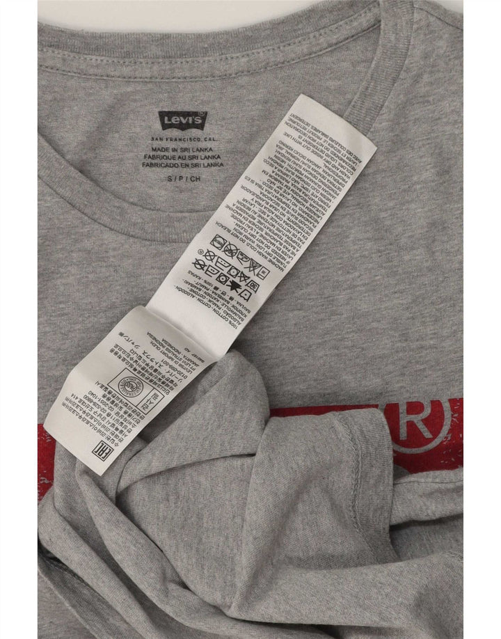 Levi's T-Shirt Graphique Homme Petit Gris Coton