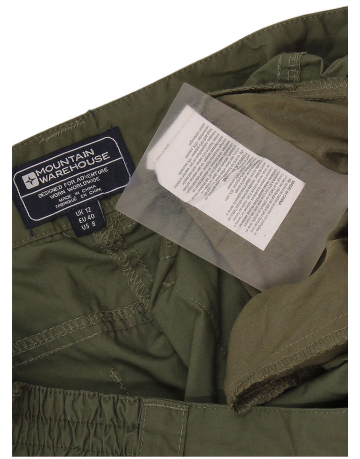 Mountain Warehouse Short chino pour femme UK 12 Medium W30 Kaki Polyester