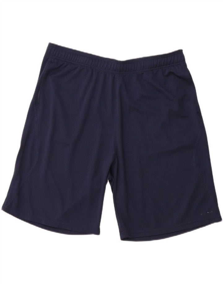 REEBOK Short de Sport Homme 2XL Bleu Marine Polyester