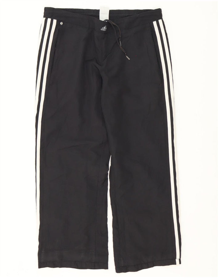 Adidas Pantalon de survêtement Clima Proof pour femme UK 12 Medium Noir Polyester