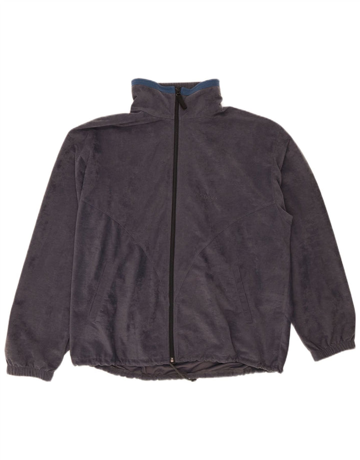 Aesse Veste de survêtement en velours pour homme IT 48 Gris moyen Polyester