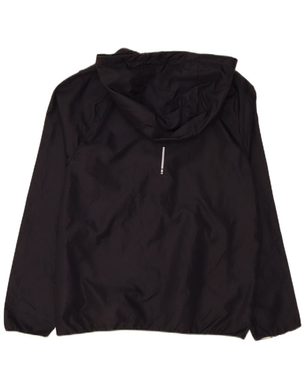 Lotto Mens Hooded Tracksuit Top Jacket Medium Black Polyester