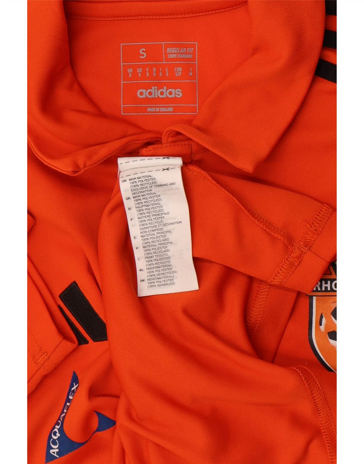 Adidas Homme Aeroready Graphic Regular Fit Polo Petit Orange Polyester