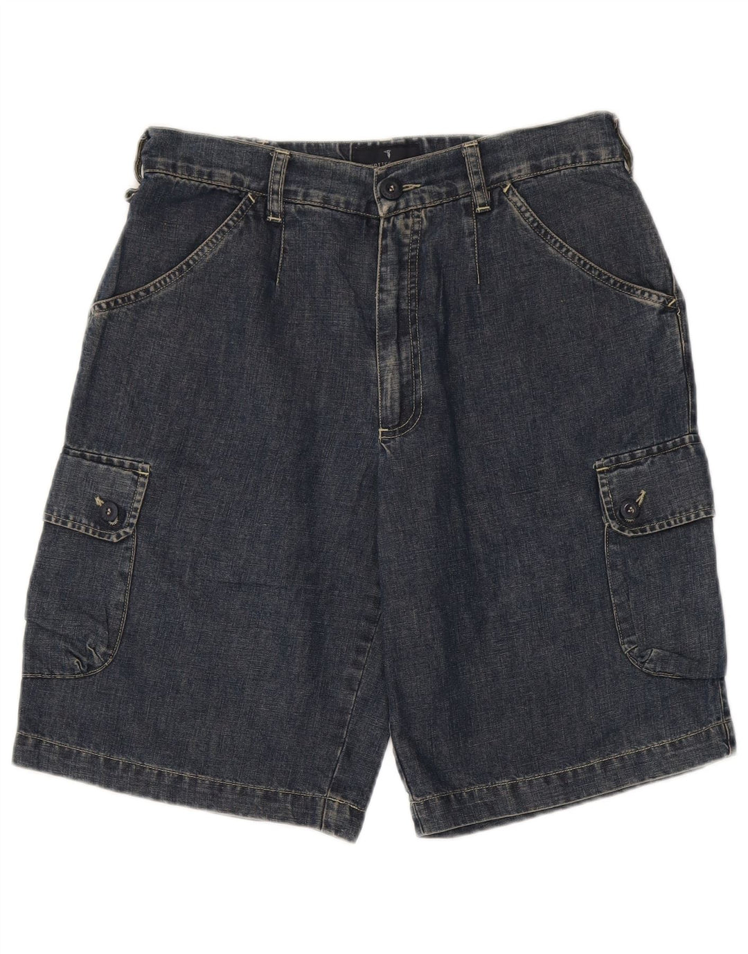 Trussardi Short Cargo En Jean IT 48 Medium W30 Bleu Coton Homme