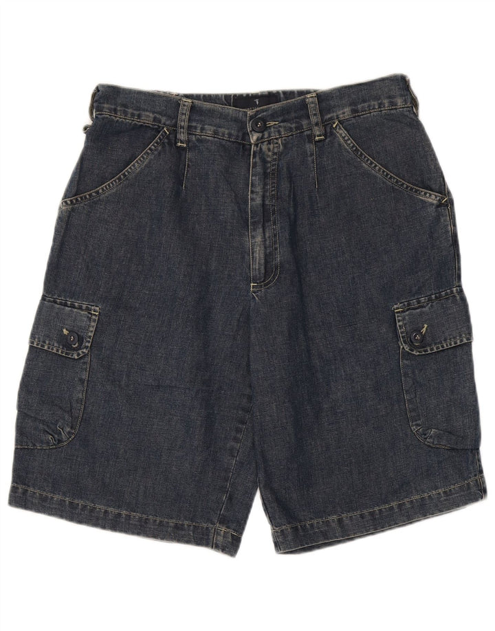 Trussardi Short Cargo En Jean IT 48 Medium W30 Bleu Coton Homme