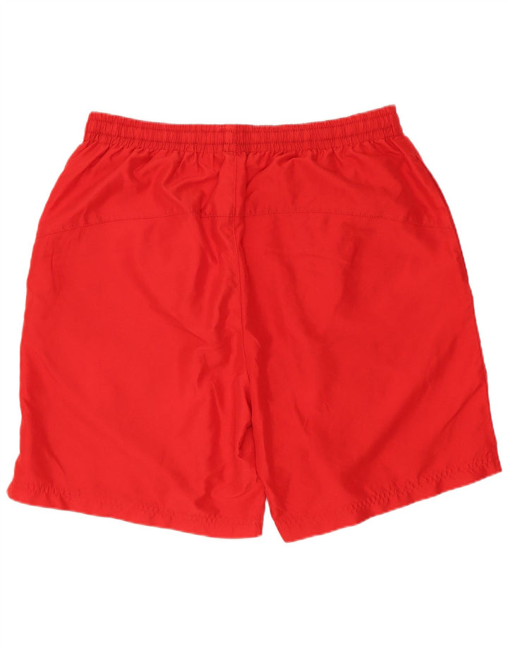 FILA Short de Sport White Line Homme Rouge Moyen Polyester