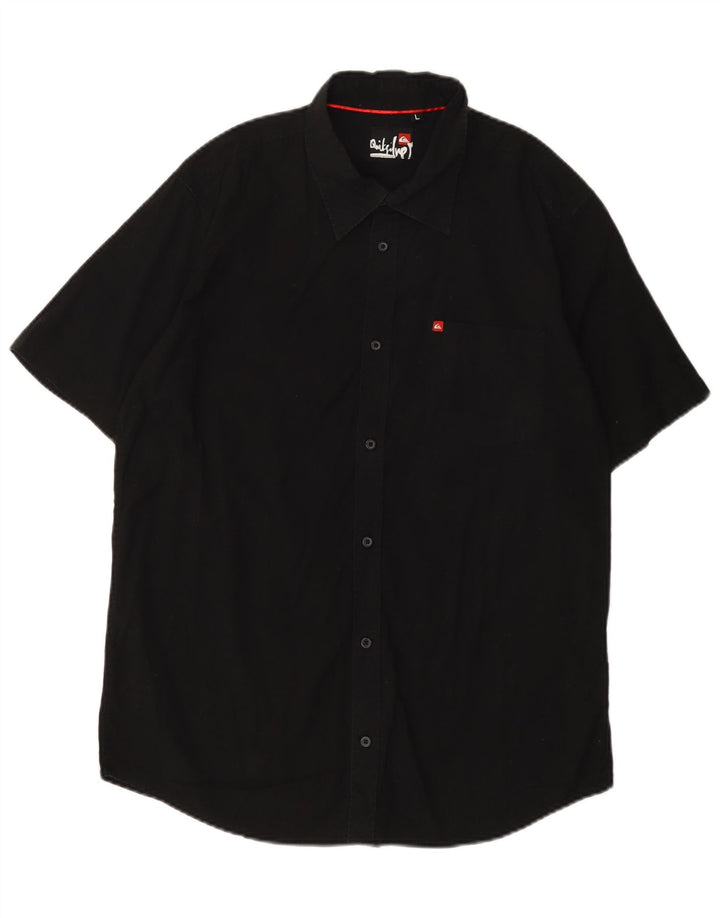 Quiksilver Chemise à manches courtes pour homme Large Noir