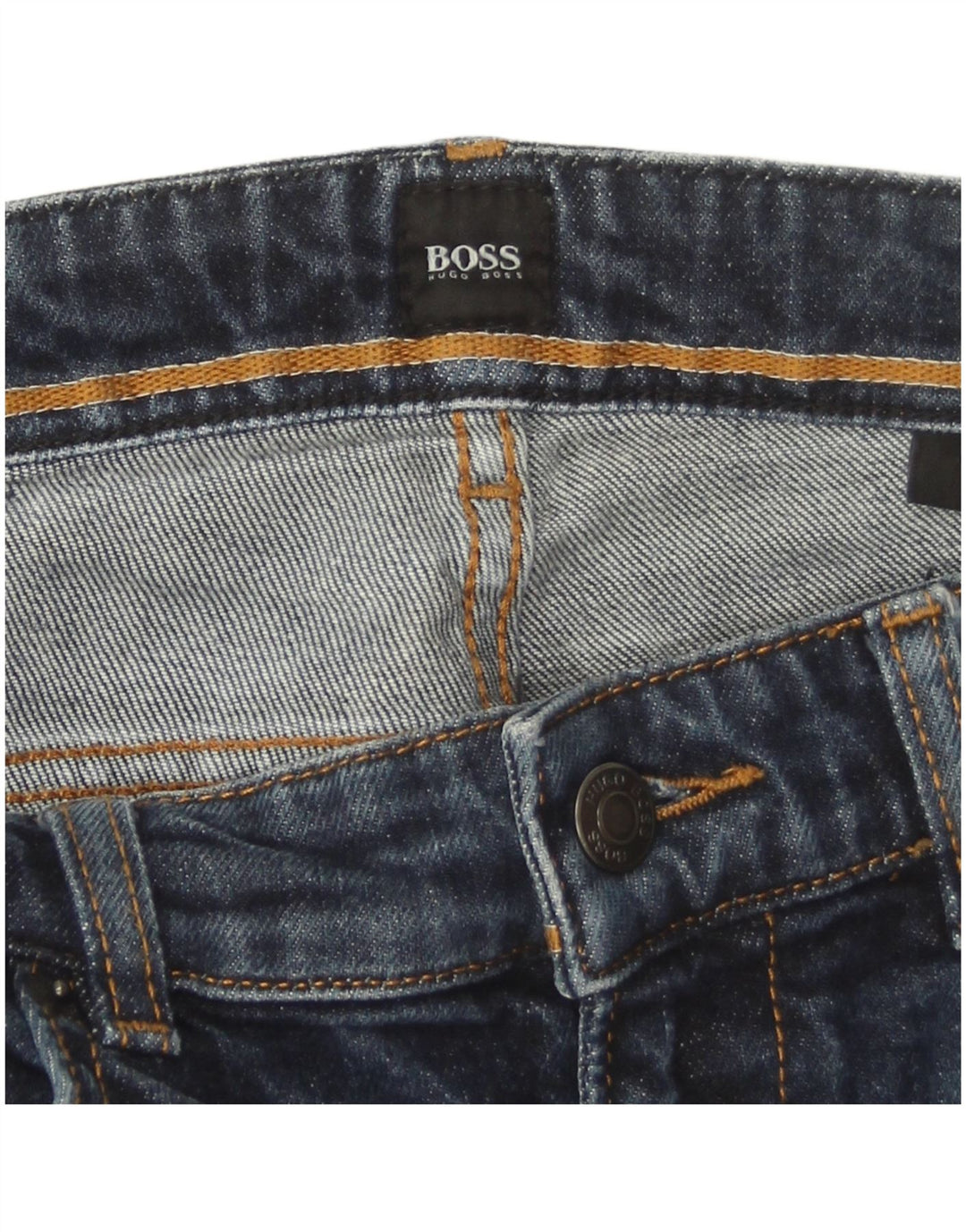 Hugo Boss Jean Slim W32 L33 Homme Bleu Marine