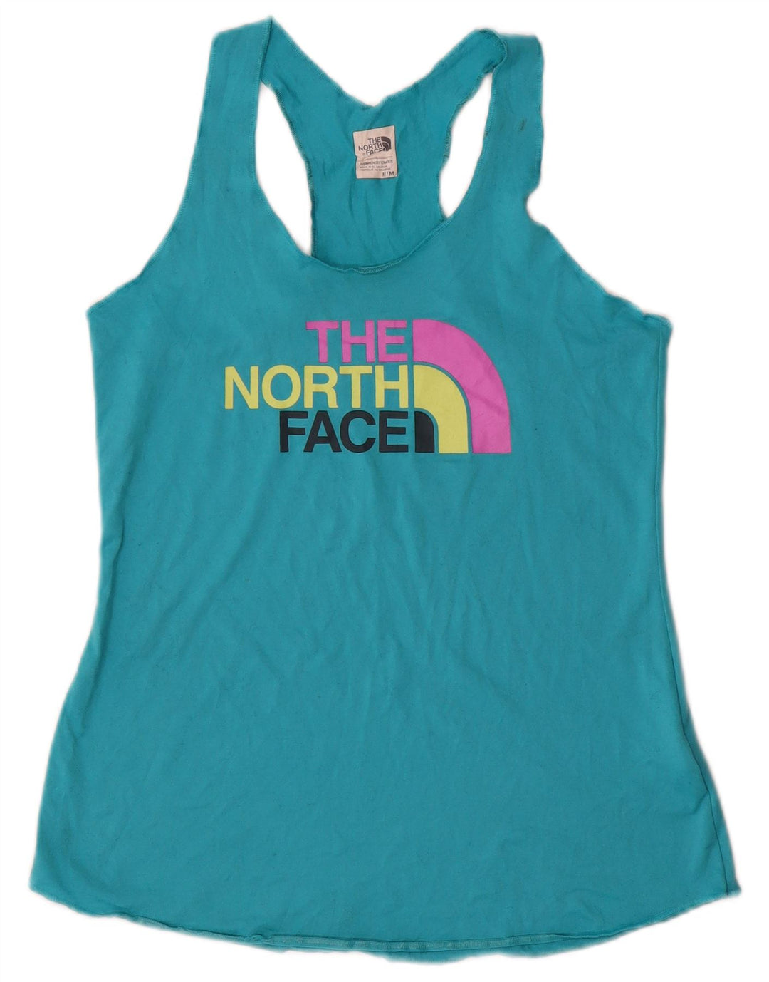 The North Face Débardeur graphique pour femme UK 12 Bleu moyen Polyester