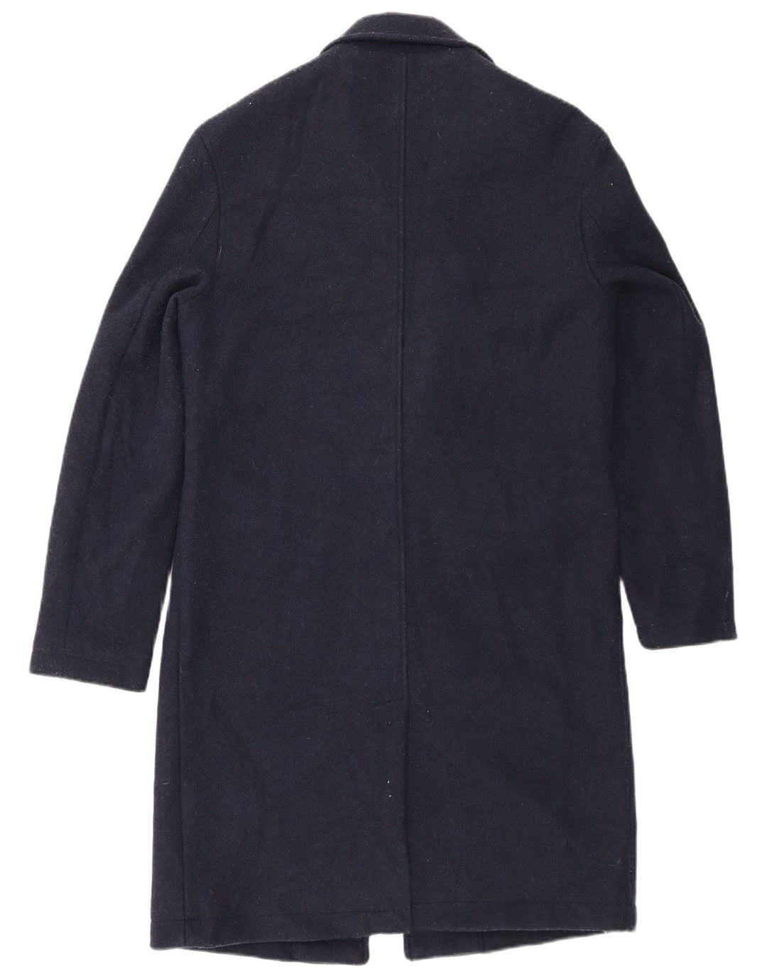 Zara Manteau Homme UK 36 Petit Bleu Marine Polyester