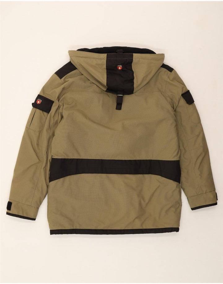 Wellensteyn Veste utilitaire à capuche pour homme UK 38 Kaki moyen