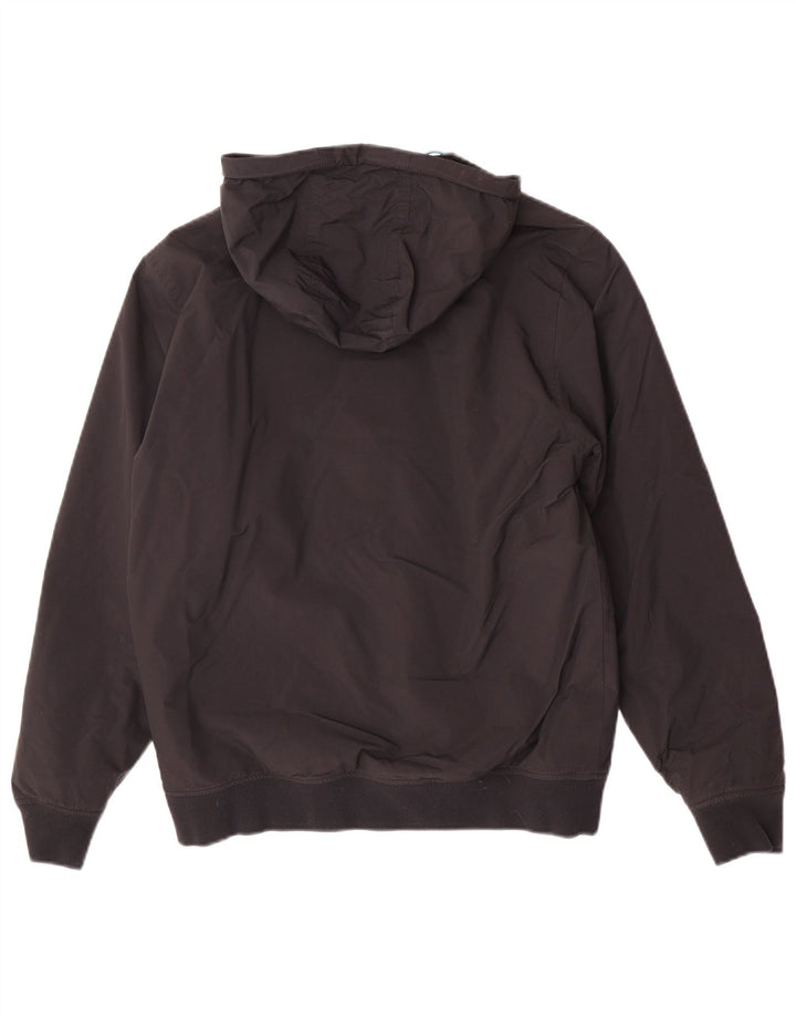 Fred Perry Veste bomber à capuche pour homme UK 36 Small Noir Polyamide