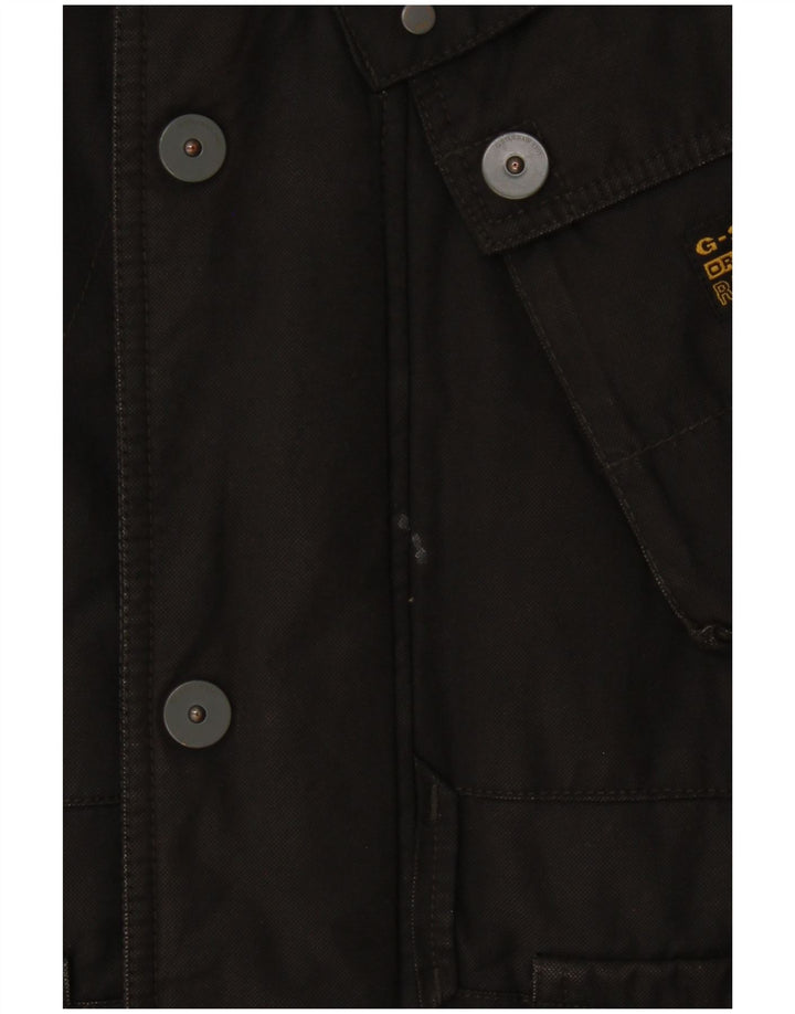 G-Star Veste coupe-vent pour homme UK 36 Small Gris Coton