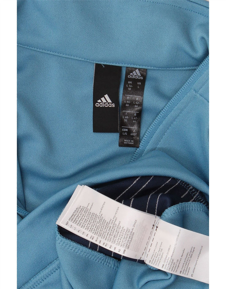 Adidas Veste de survêtement pour femme UK 161/18 Large Bleu Colorblock
