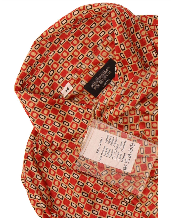 Hacienda Pvblica Chemise Homme Rouge Moyen Géométrique Polyester