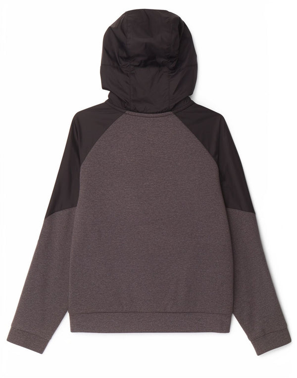 Nike Sweat à capuche zippé pour garçon 10-11 ans en coton color block noir moyen