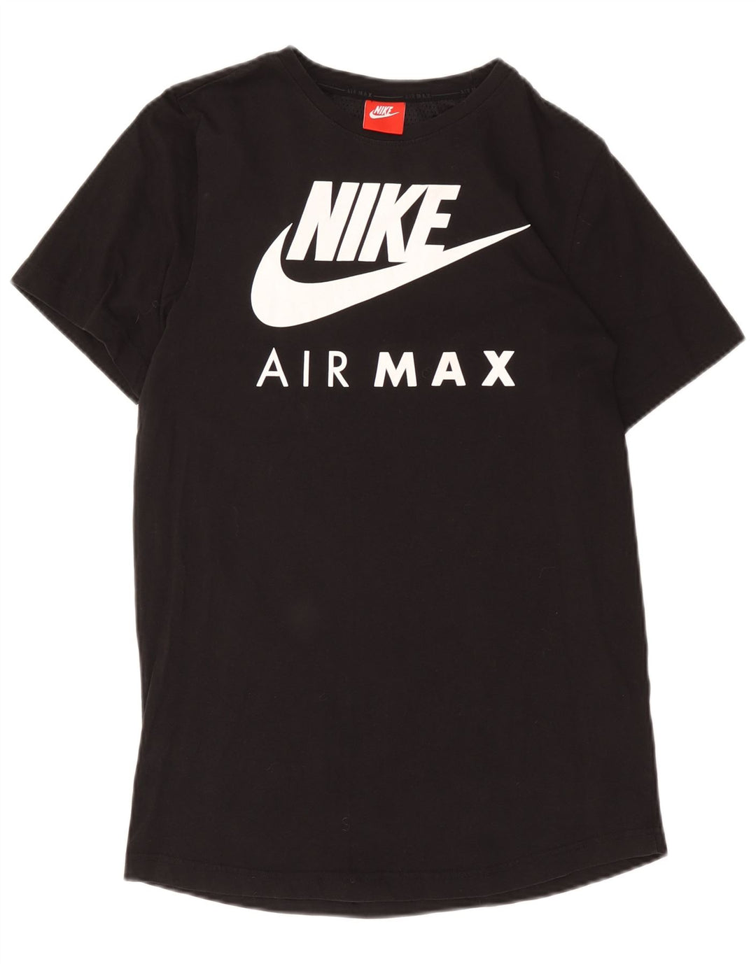 Nike Hommes Air Max Graphic T-Shirt Top Noir Moyen Coton
