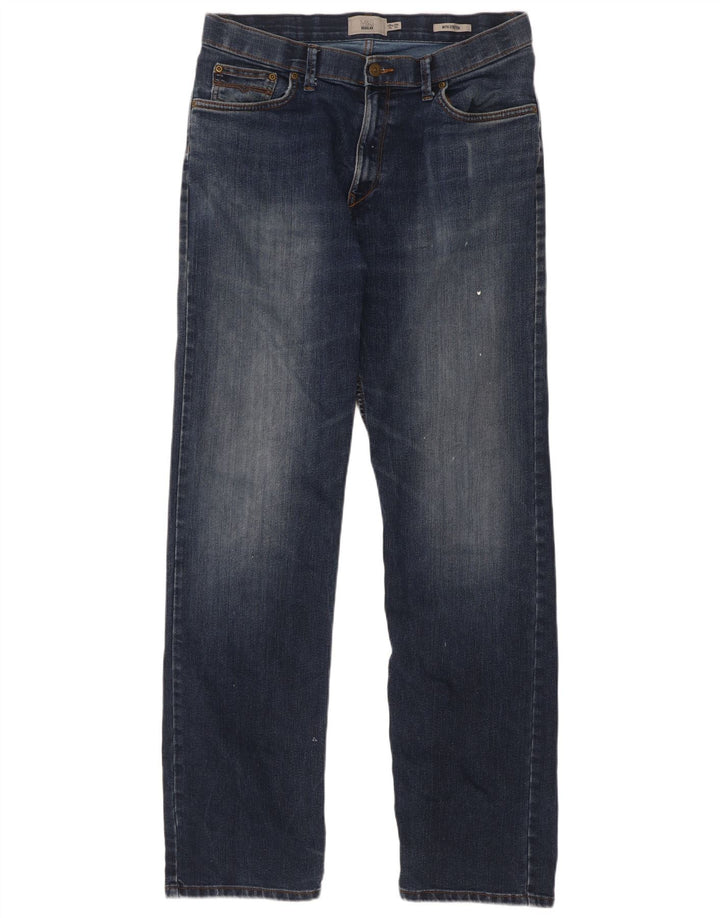 Marks & Spencer Jean droit homme W34 L33 bleu coton
