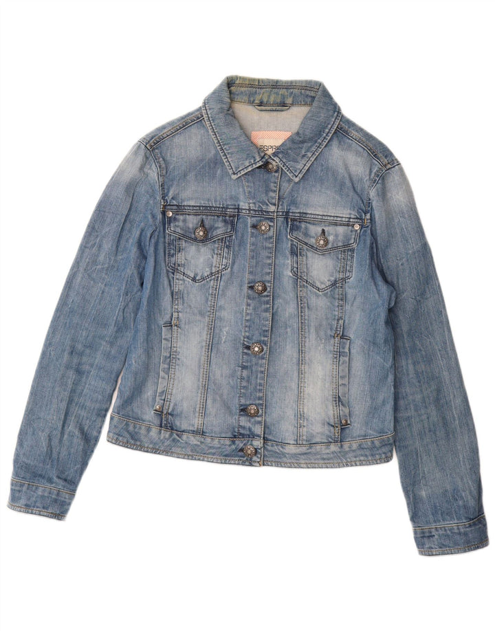 ESPRIT Veste en Jean Femme UK 20 2XL Bleu Coton