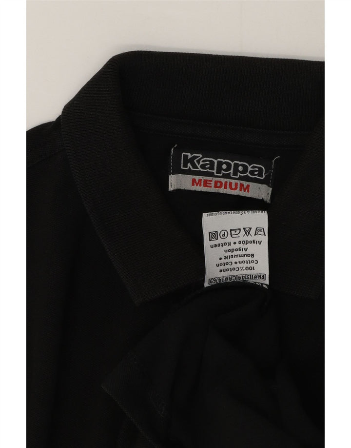 Kappa Polo Homme Noir Moyen Coton