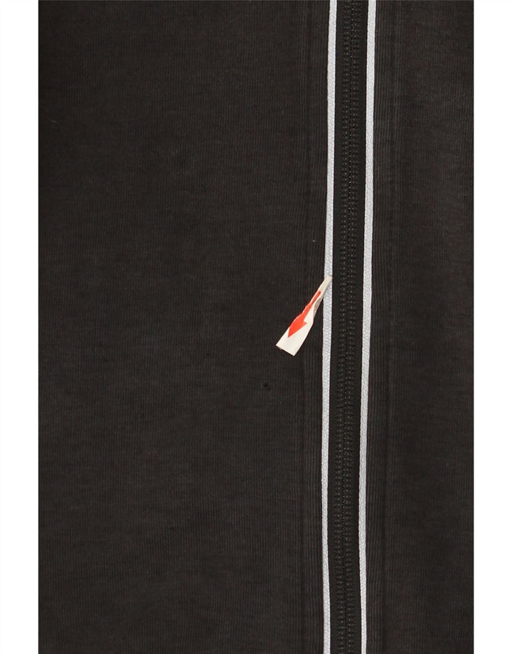 Adidas Pull à capuche zippé pour homme Grand coton noir