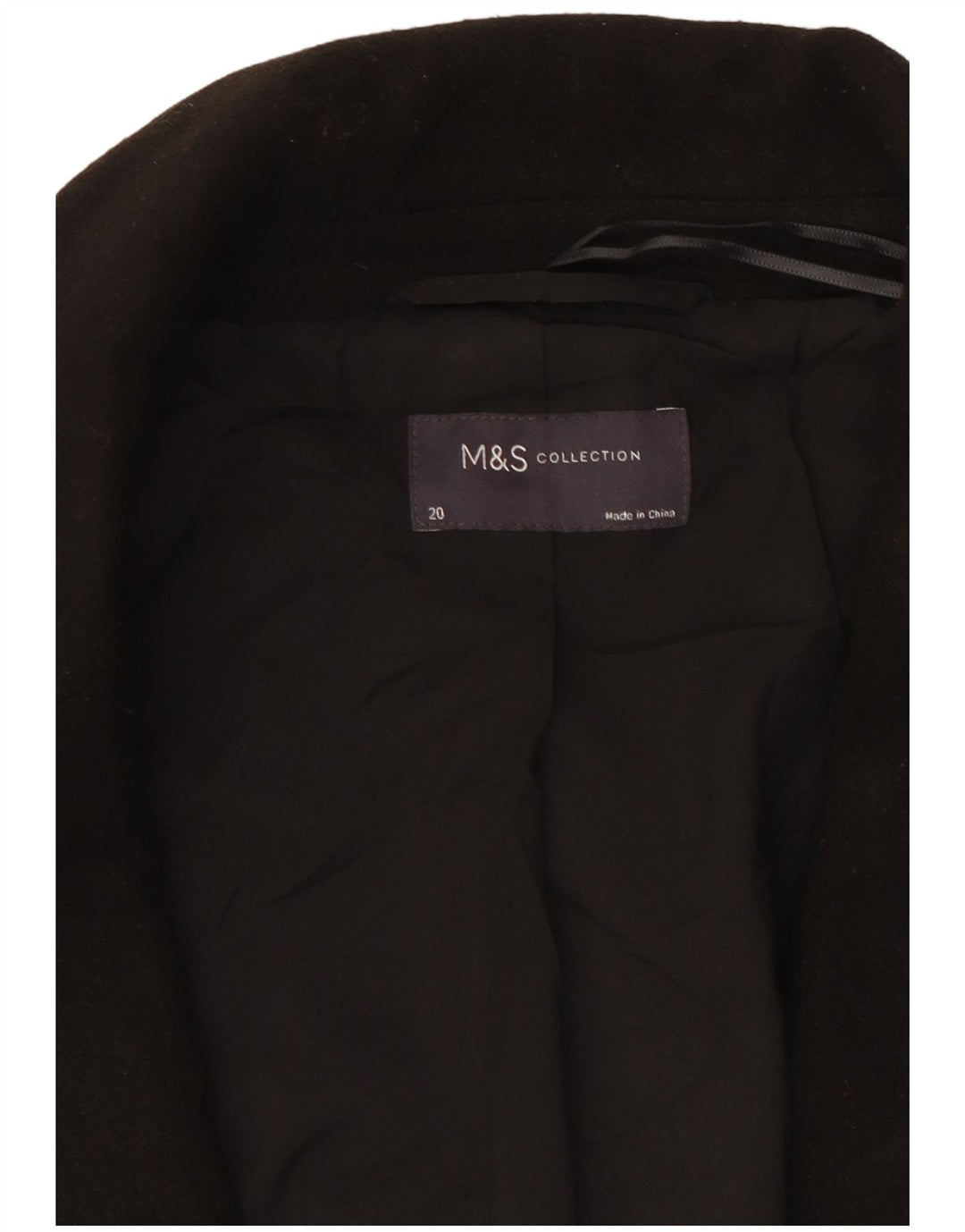 Marks & Spencer Manteau pour femme UK 20 2XL Noir