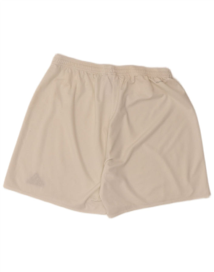 Adidas Short de sport Climalite pour homme XL Blanc Polyester