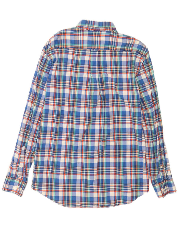 Gant Chemise E-Z Fit Homme Grand Carreau Bleu Coton
