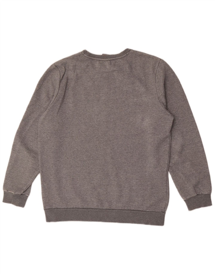 Puma Sweat-Shirt Graphique Homme Gris Moyen Coton