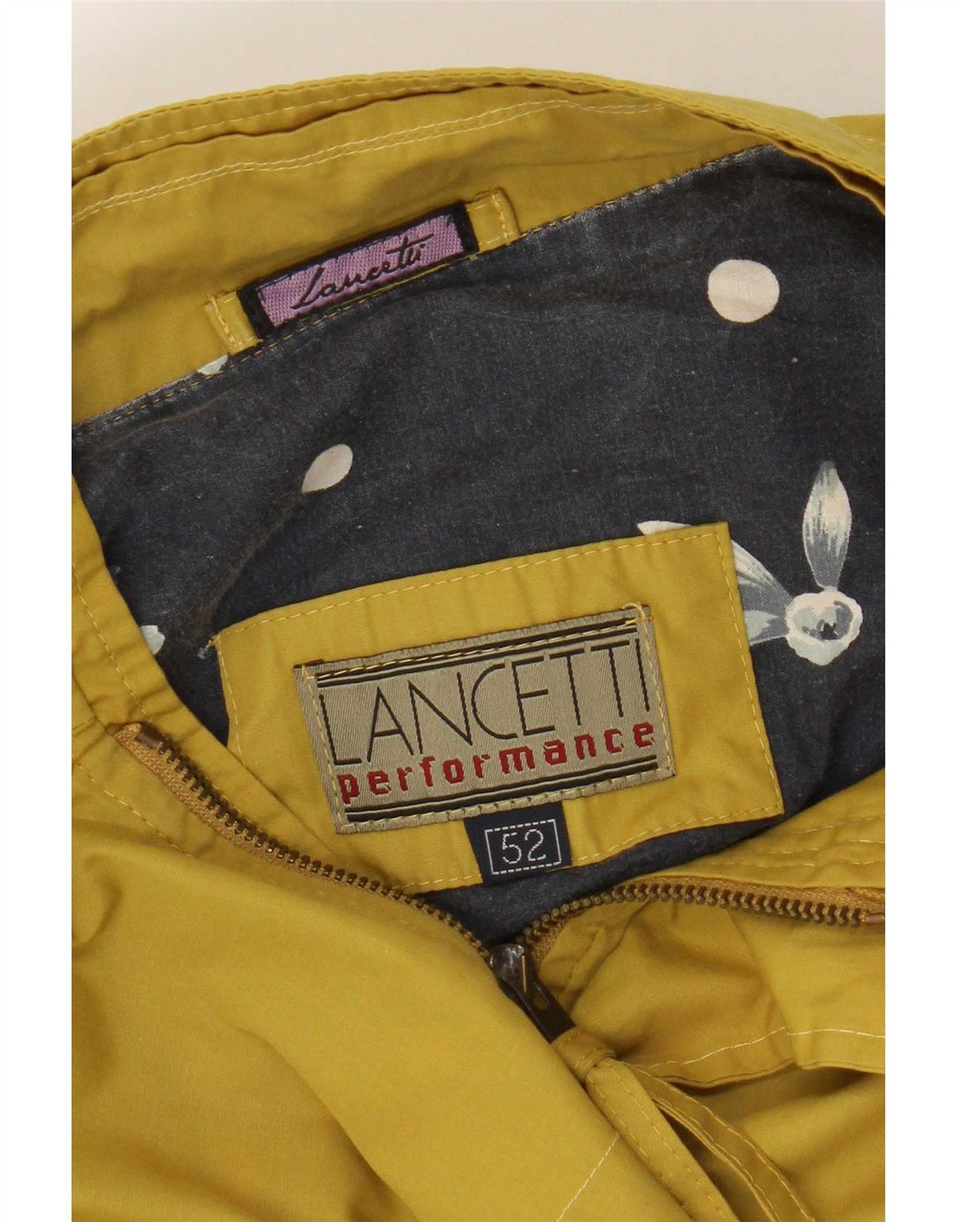 Lancetti Veste Bomber Homme IT 52 XL Jaune