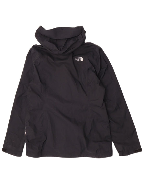 The North Face Womens Rain Jacket UK 14 Medium Black Polyester